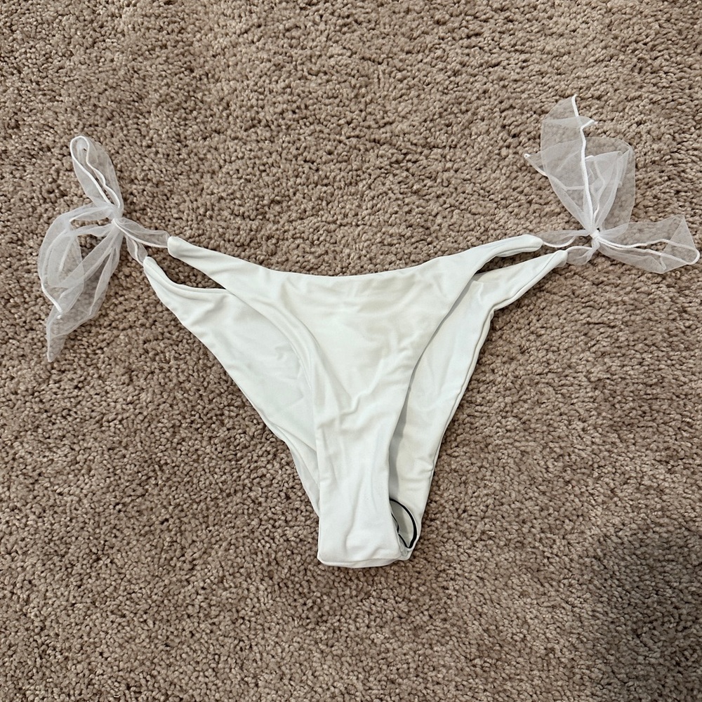White Bikini Bottoms (bridal)
